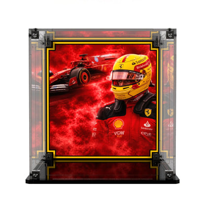 Display Case For LEGO Scuderia Ferrari Hp Lewis Hamilton Helmet 43022