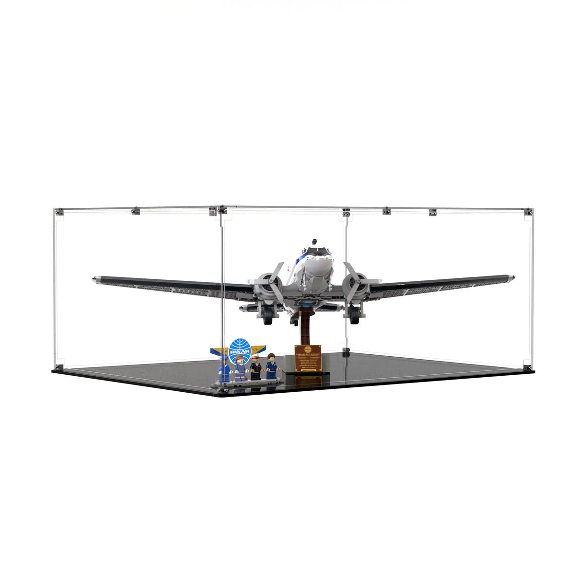 Display Case For LEGO Douglas DC-3 PAN AM Airliner 11378