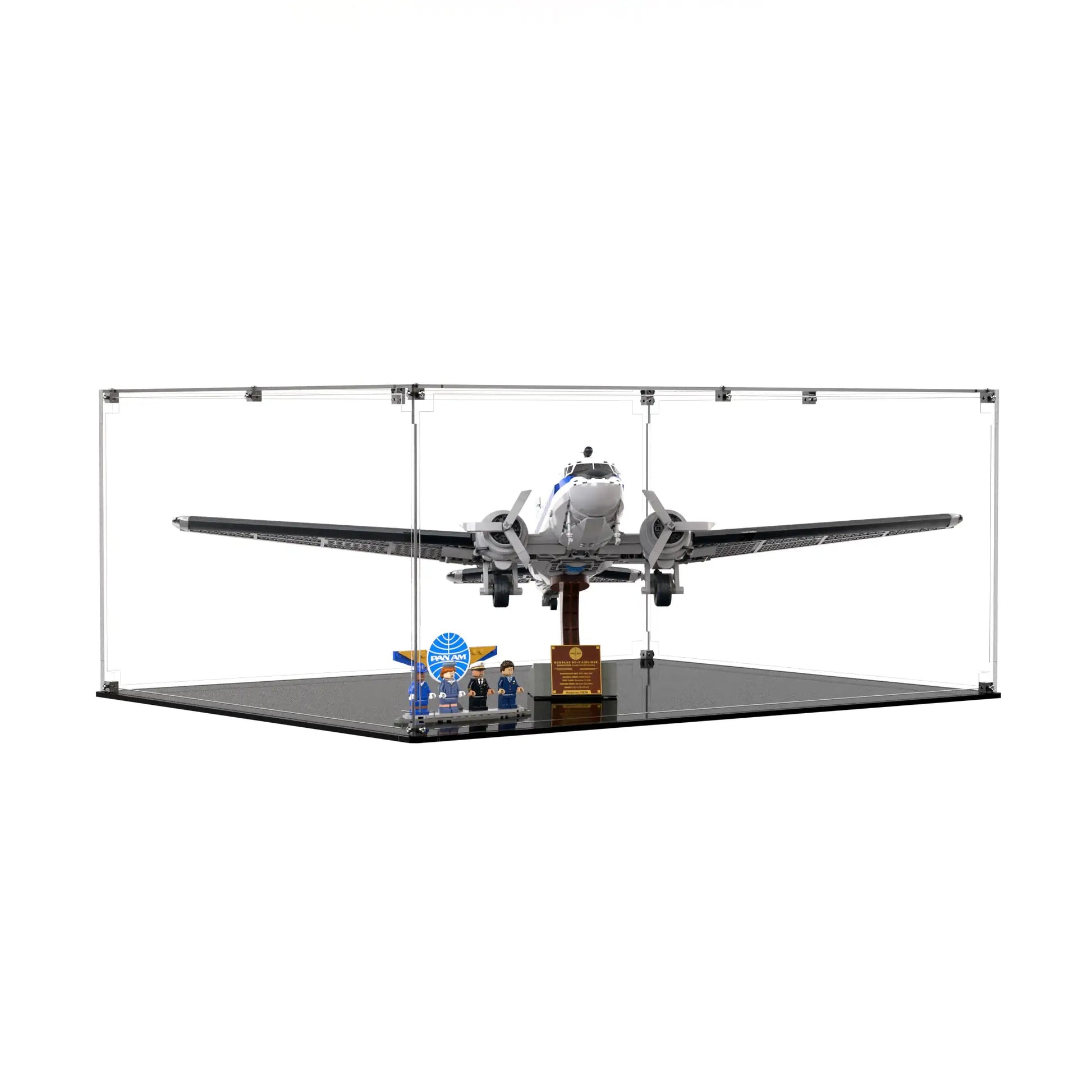 Display Case For LEGO Douglas DC-3 PAN AM Airliner 11378