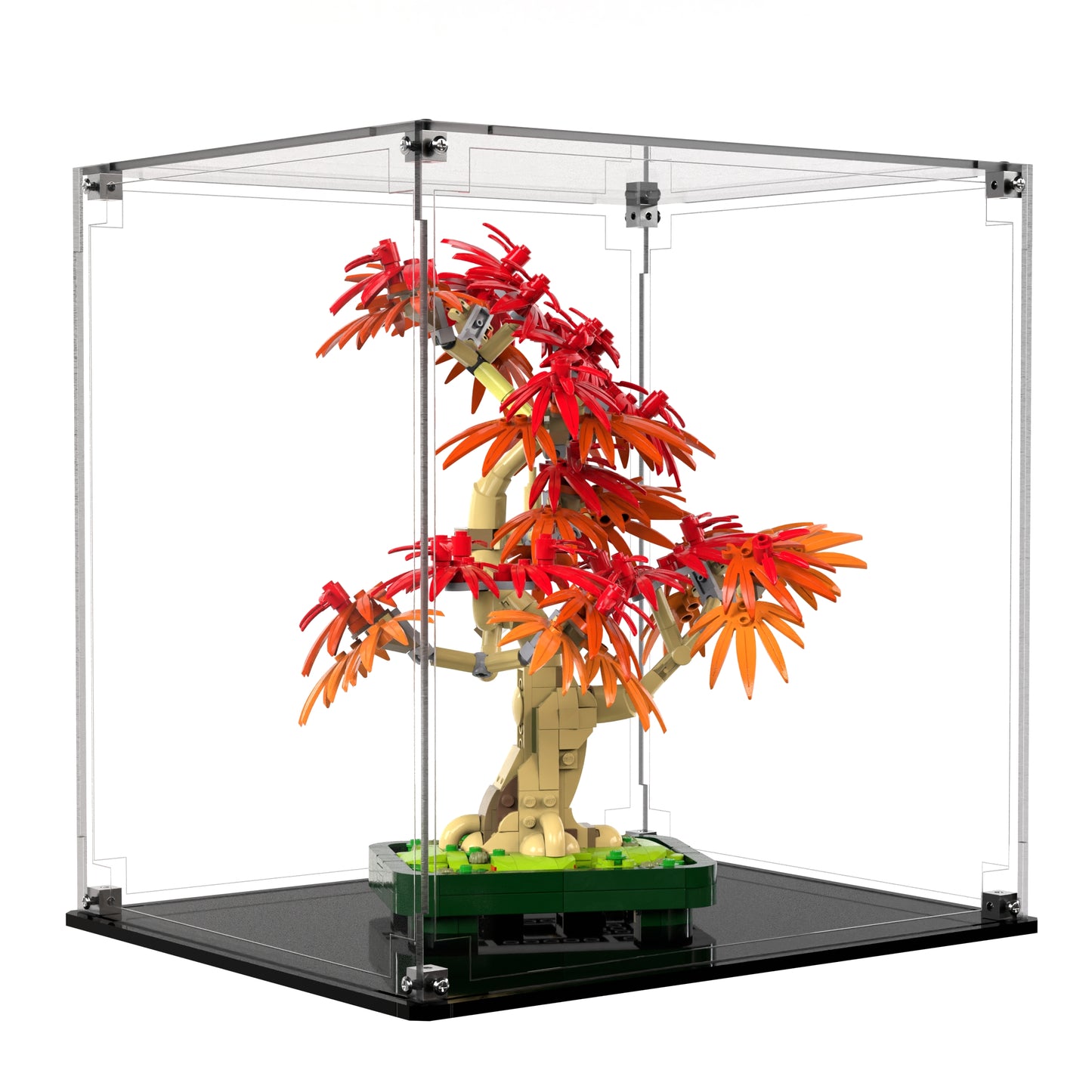 Display Case For LEGO Japanese Red Maple Bonsai Tree 10348