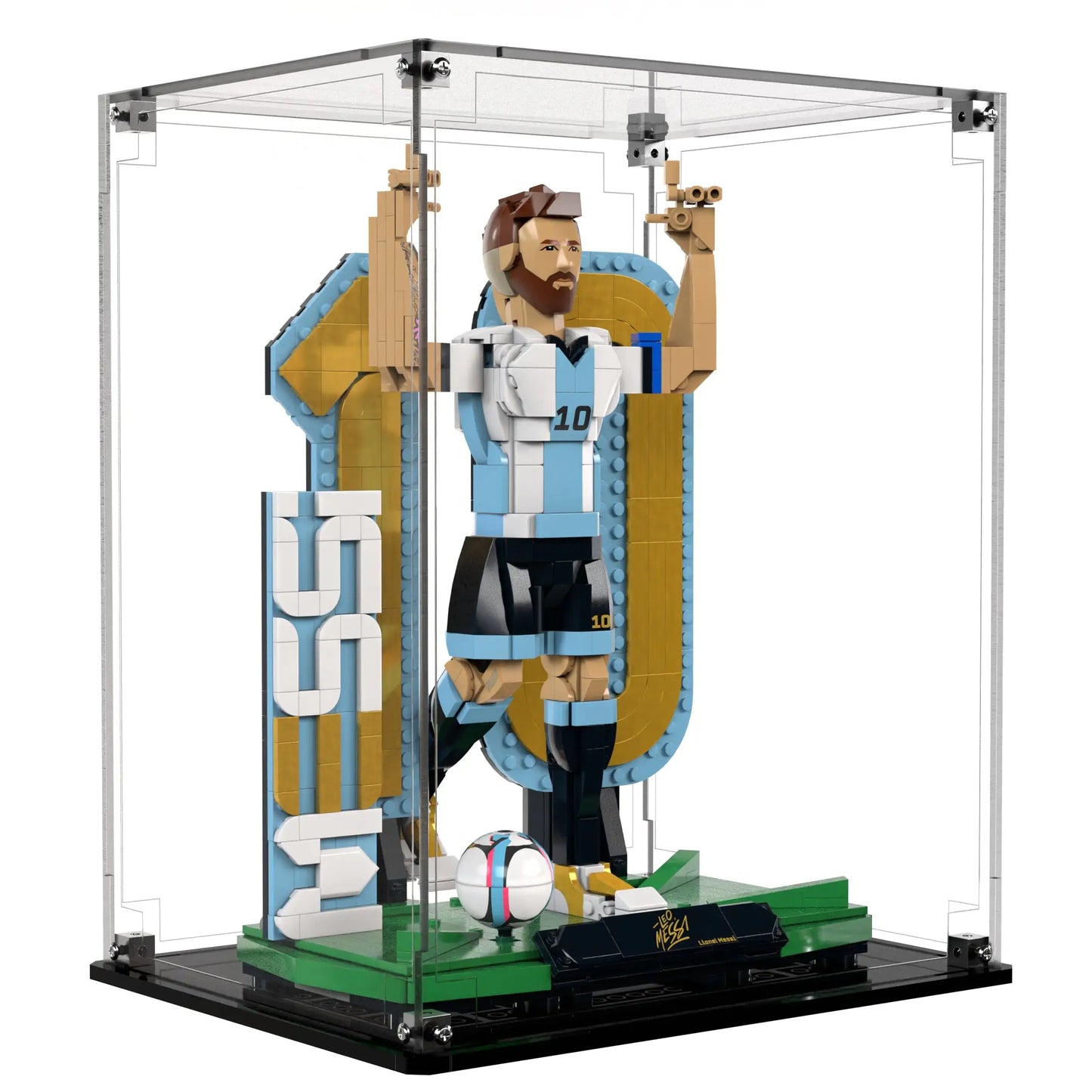 Display Case For LEGO Lionel Messi Football Legend 43015