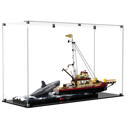 Display Case For LEGO® Ideas Jaws 21350 - Brick In It