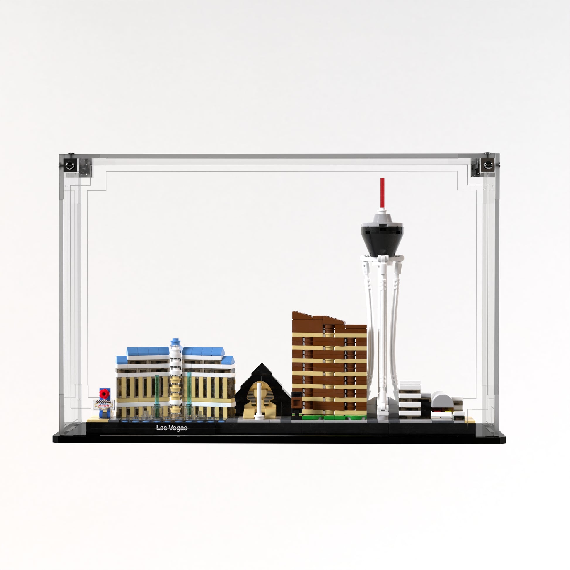 Display Case for LEGO® Architecture Las Vegas 21047 – Brick In It