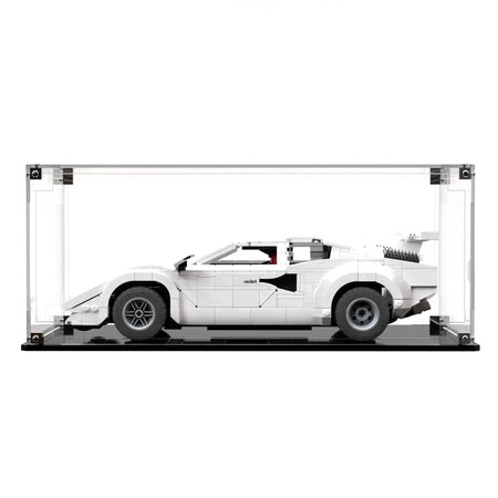 Display Case For LEGO® Icons Lamborghini Countach 5000 Quattrovalvole 10337 - Brick In It