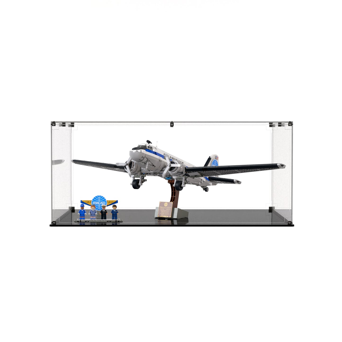 Display Case For LEGO Douglas DC-3 PAN AM Airliner 11378