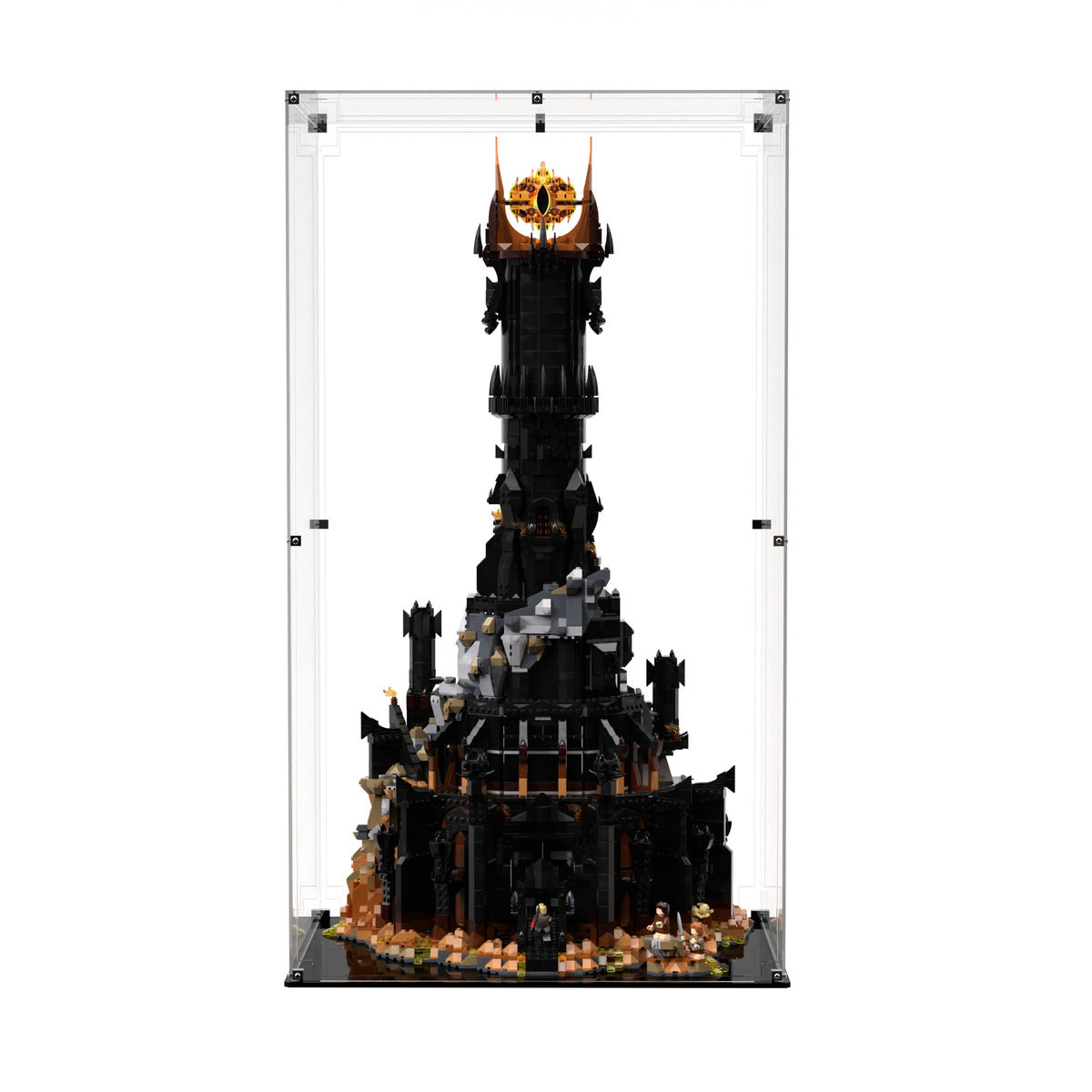 Display Case For LEGO® Icons The Lord of the Rings: Barad-dûr 10333 - Brick In It