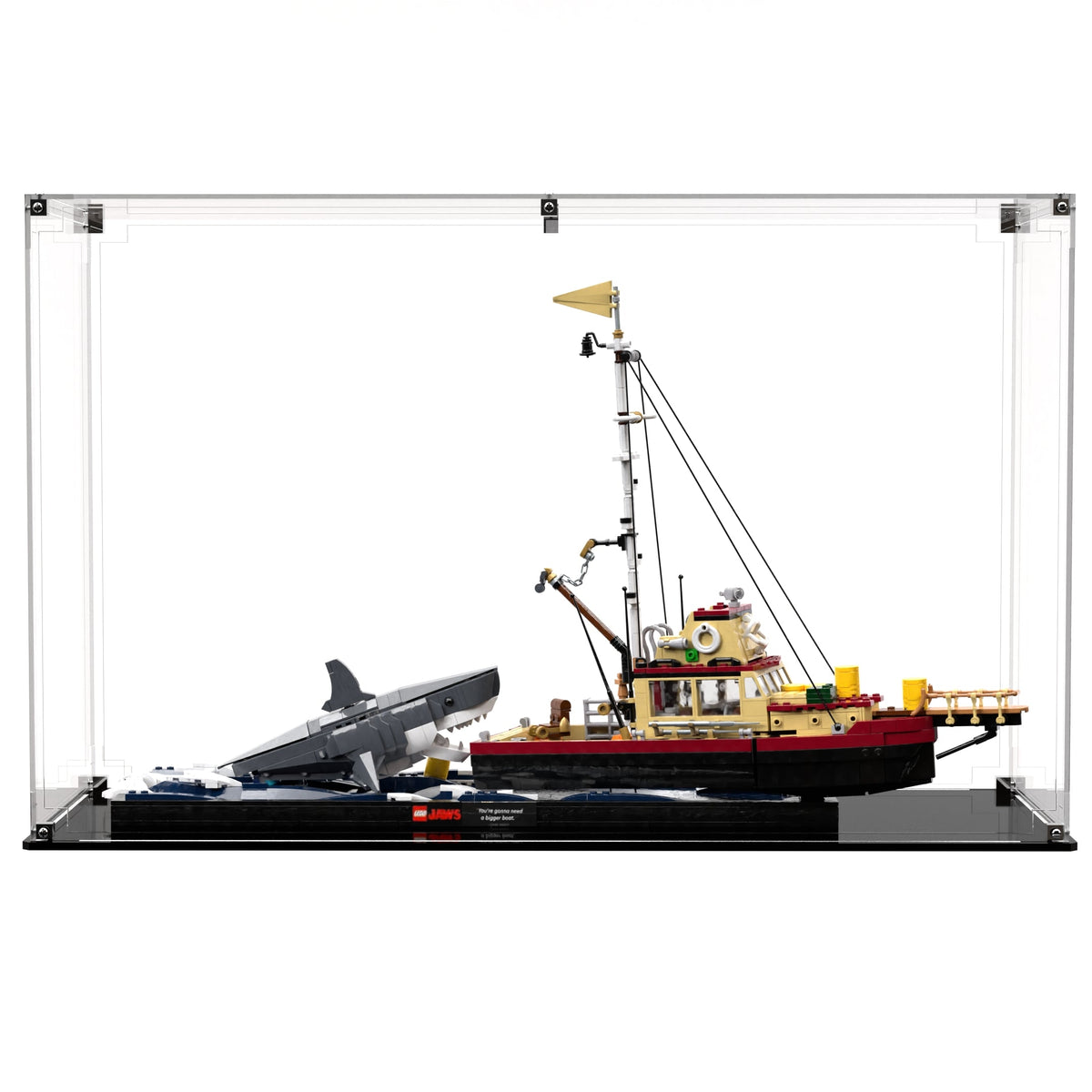 Display Case For LEGO® Ideas Jaws 21350 - Brick In It