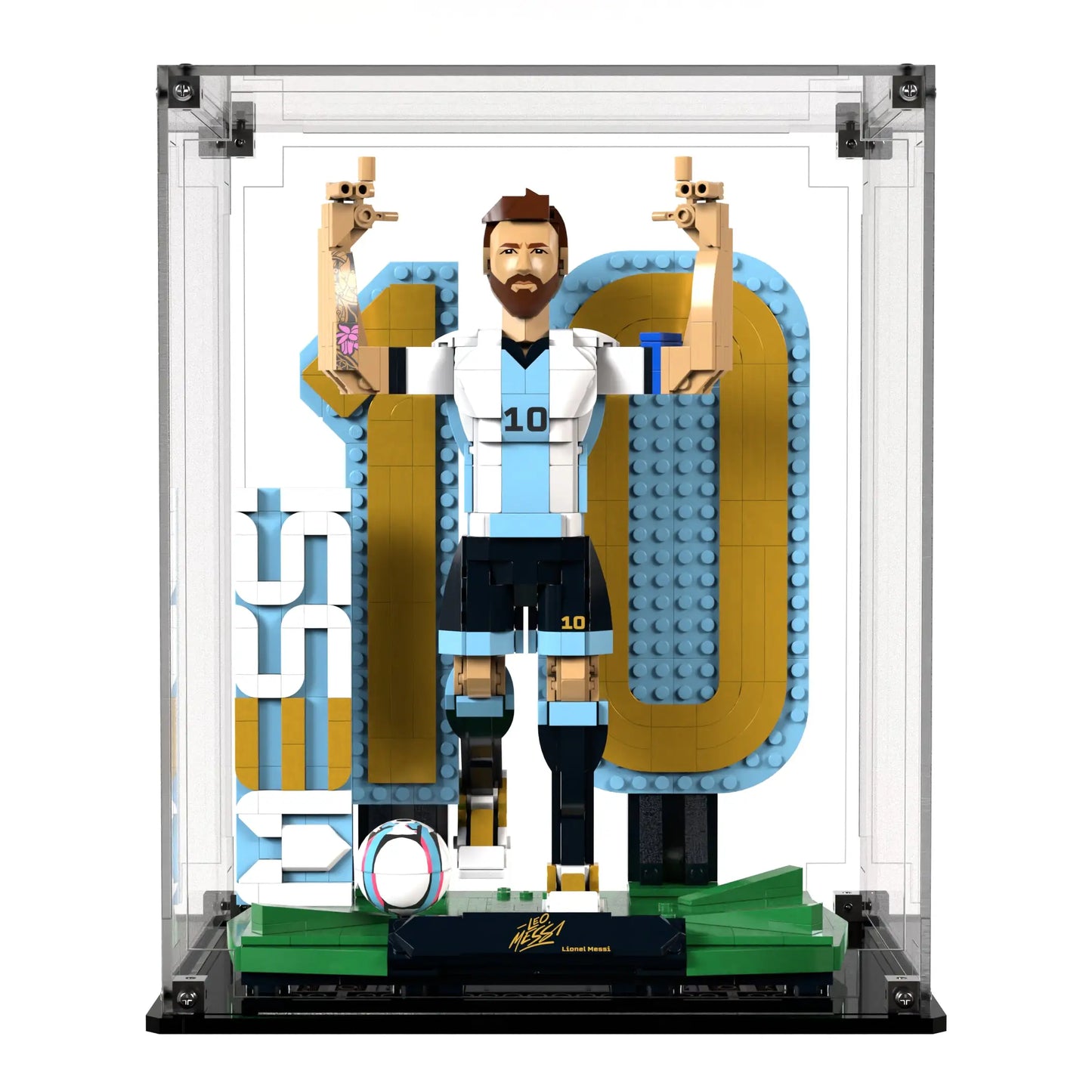 Display Case For LEGO Lionel Messi Football Legend 43015