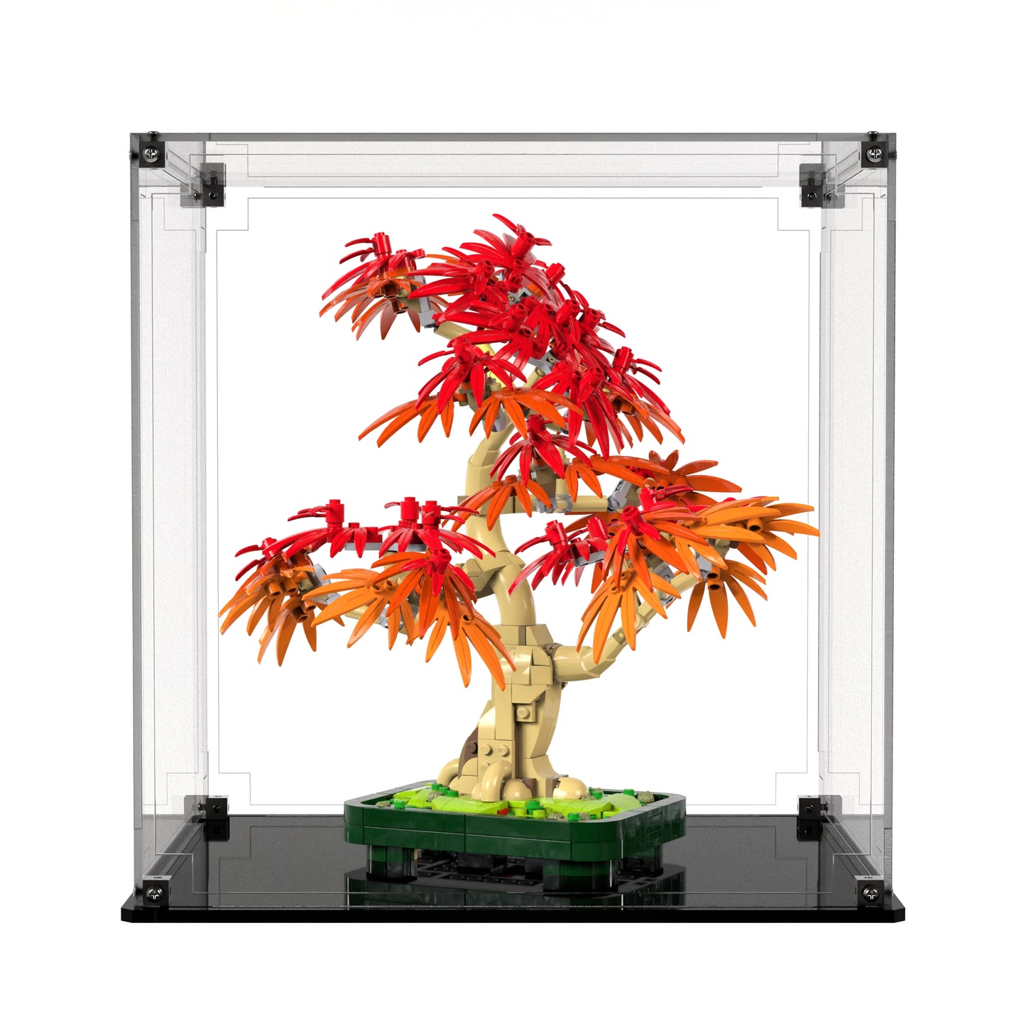 Display Case For LEGO Japanese Red Maple Bonsai Tree 10348