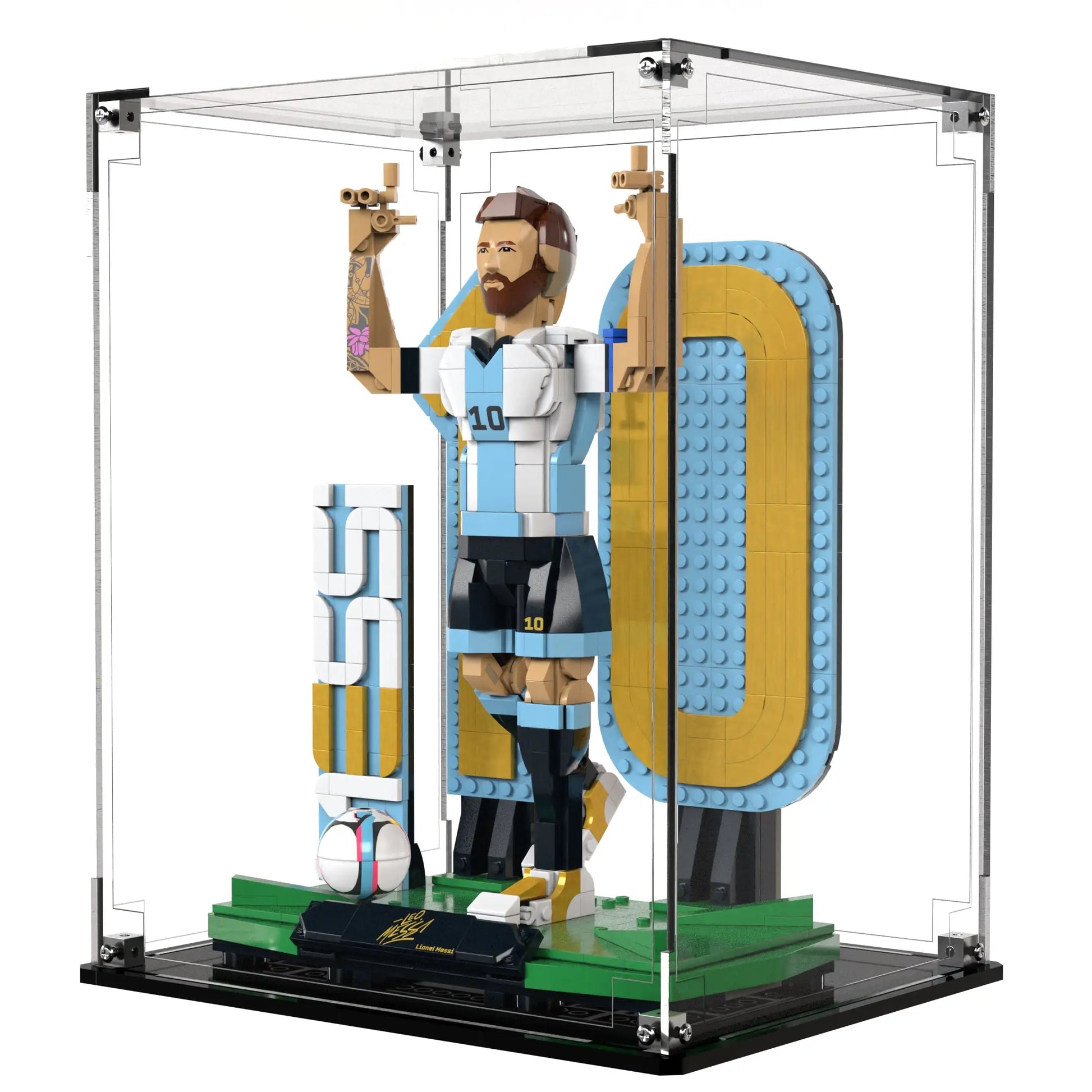 Display Case For LEGO Lionel Messi Football Legend 43015