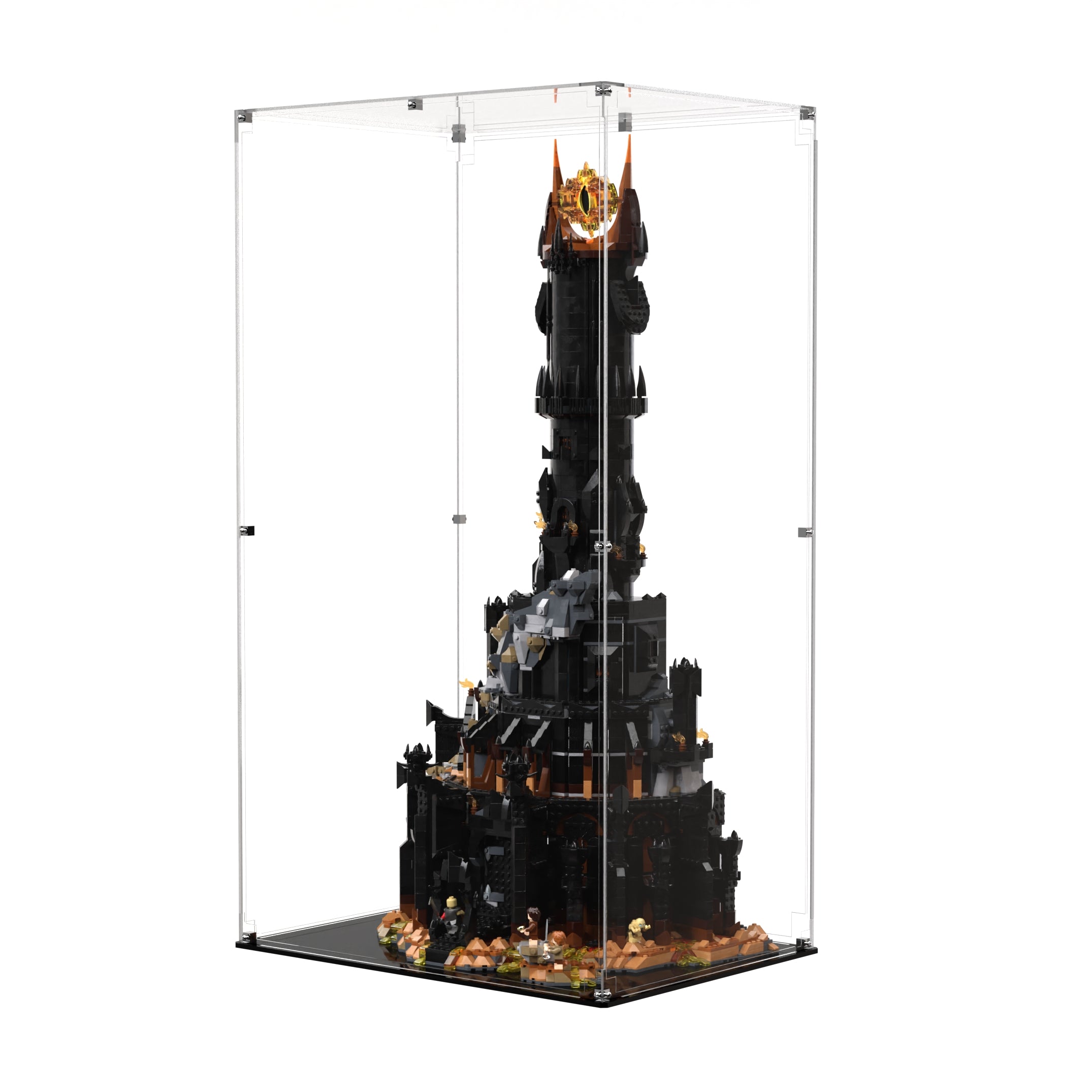 Display Case For LEGO® Icons The Lord of the Rings: Barad-dûr 10333 - Brick In It