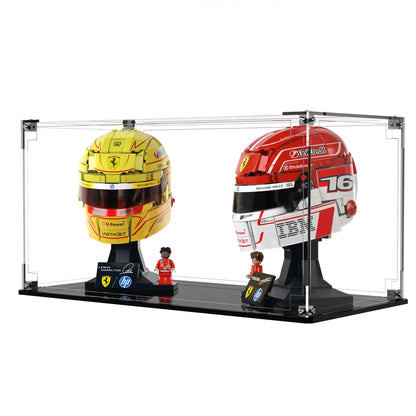 Display Case For LEGO Scuderia Ferrari HP Charles Leclerc Helmet 43014