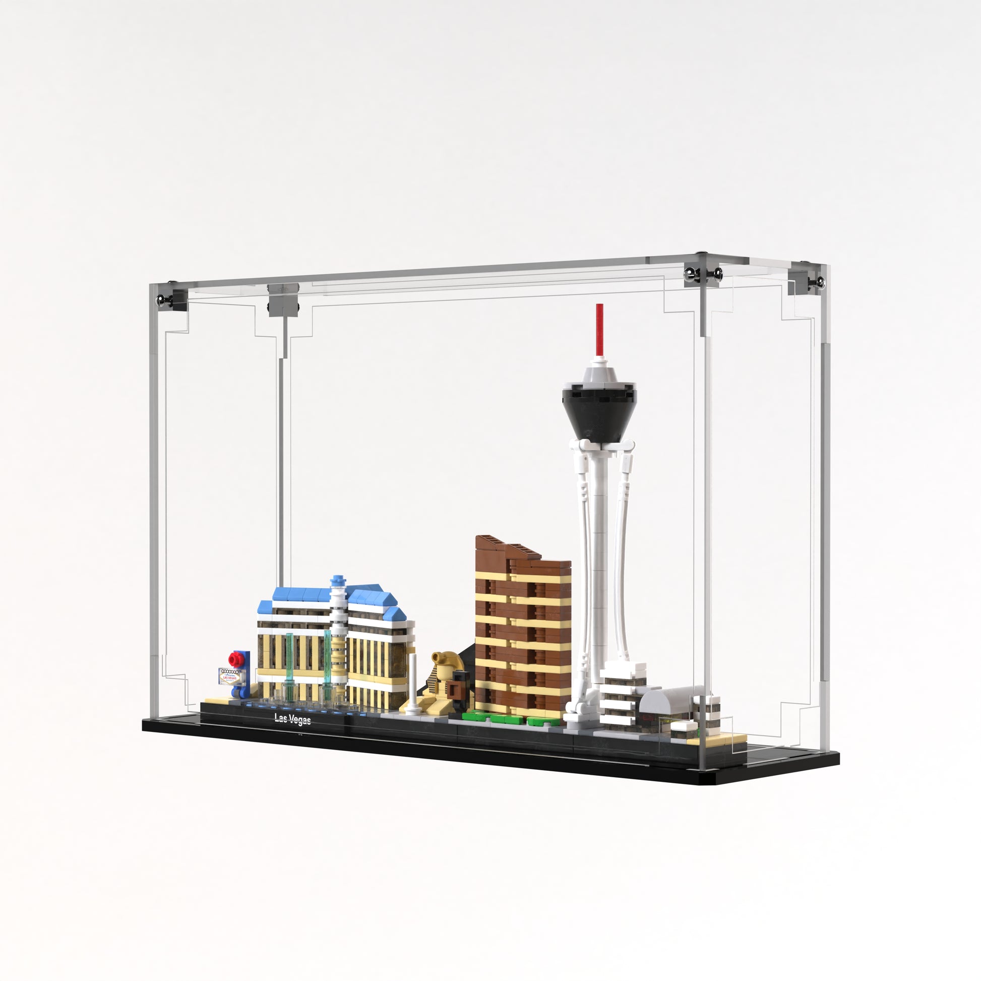 Display Case for LEGO® Architecture Las Vegas 21047 – Brick In It