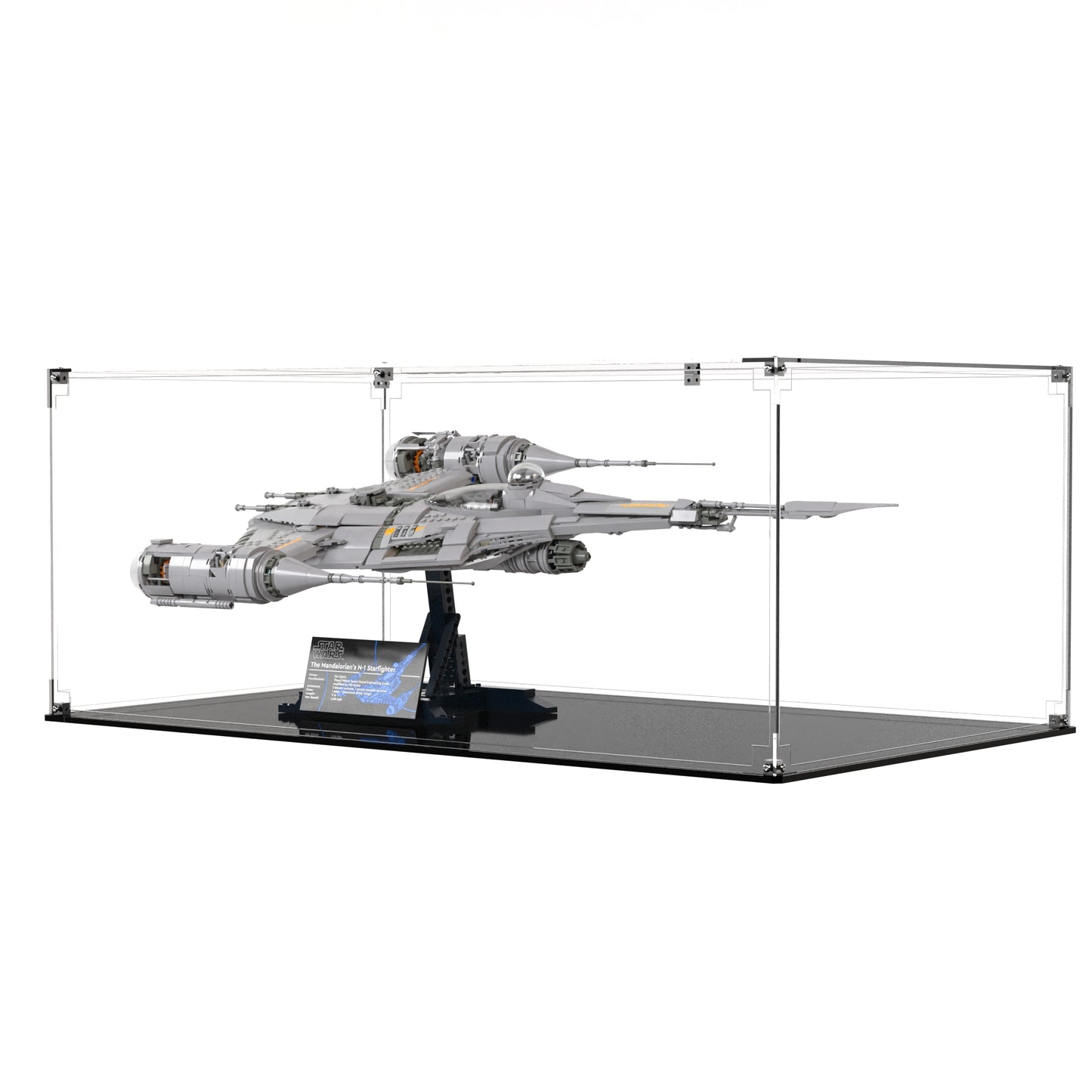 Display Case For LEGO The Mandalorian's N-1 Starfighter 75442