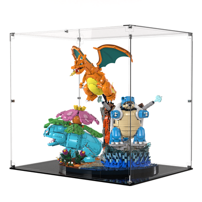 Display Case For LEGO Venusaur, Charizard And Blastoise 72153