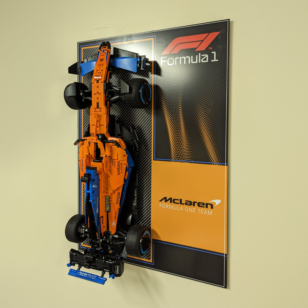 Wall Display Panel For LEGO® McLaren Formula 1™ Race Car 42141 - Brick In It