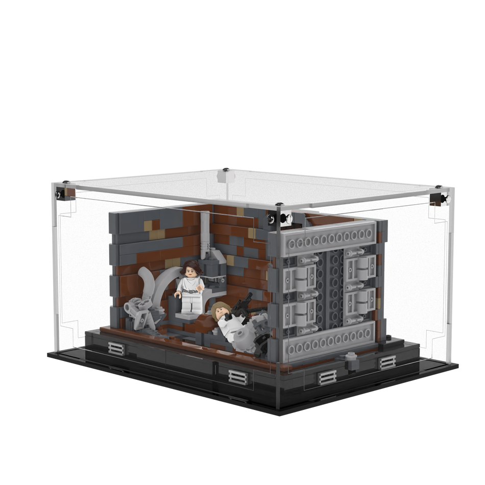 Display Case For LEGO® Star Wars™ Death Star™ Trash Compactor Diorama 75339
