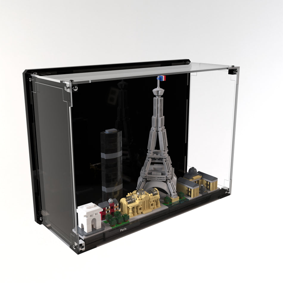 Wall Mounted Display Case For LEGO® Architecture Paris 21044