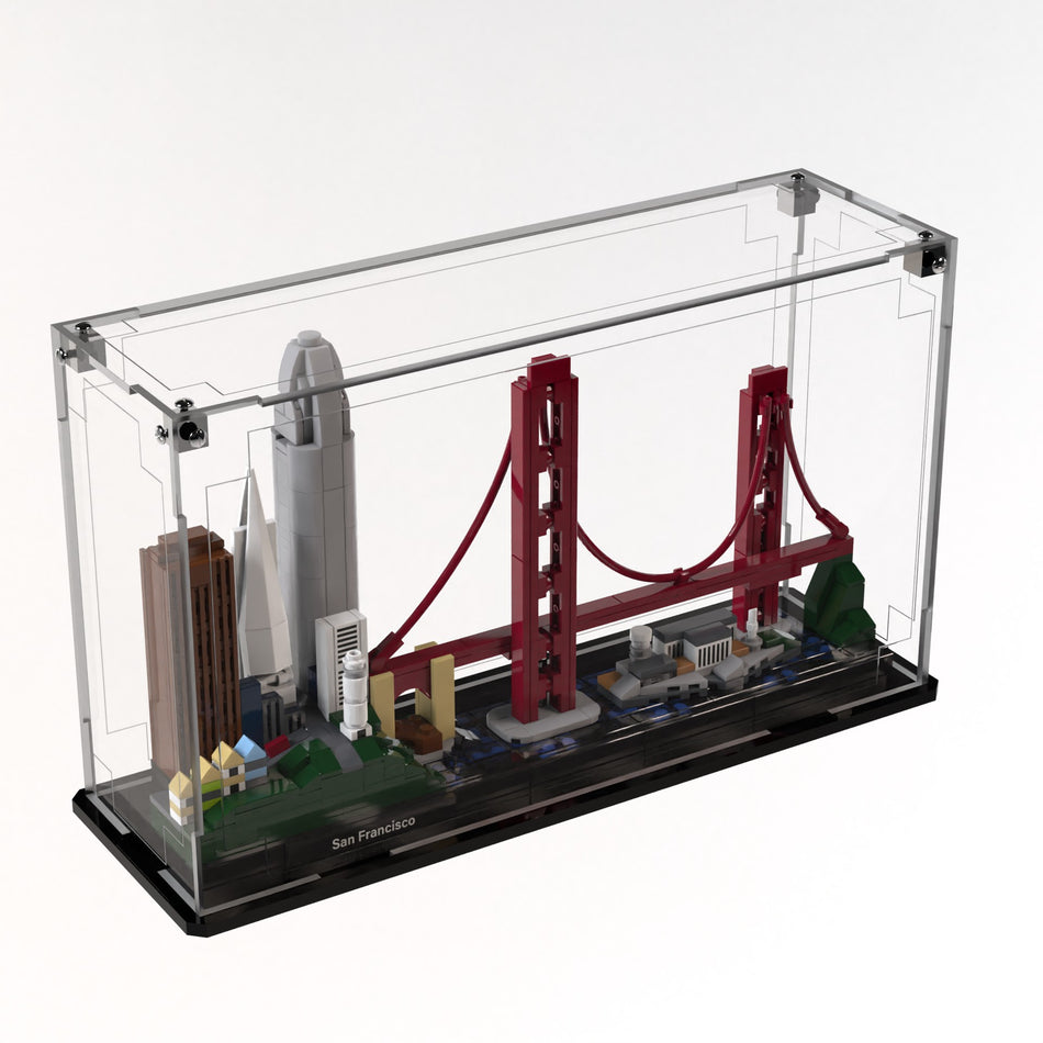 Display Case For LEGO® Architecture San Francisco 21043