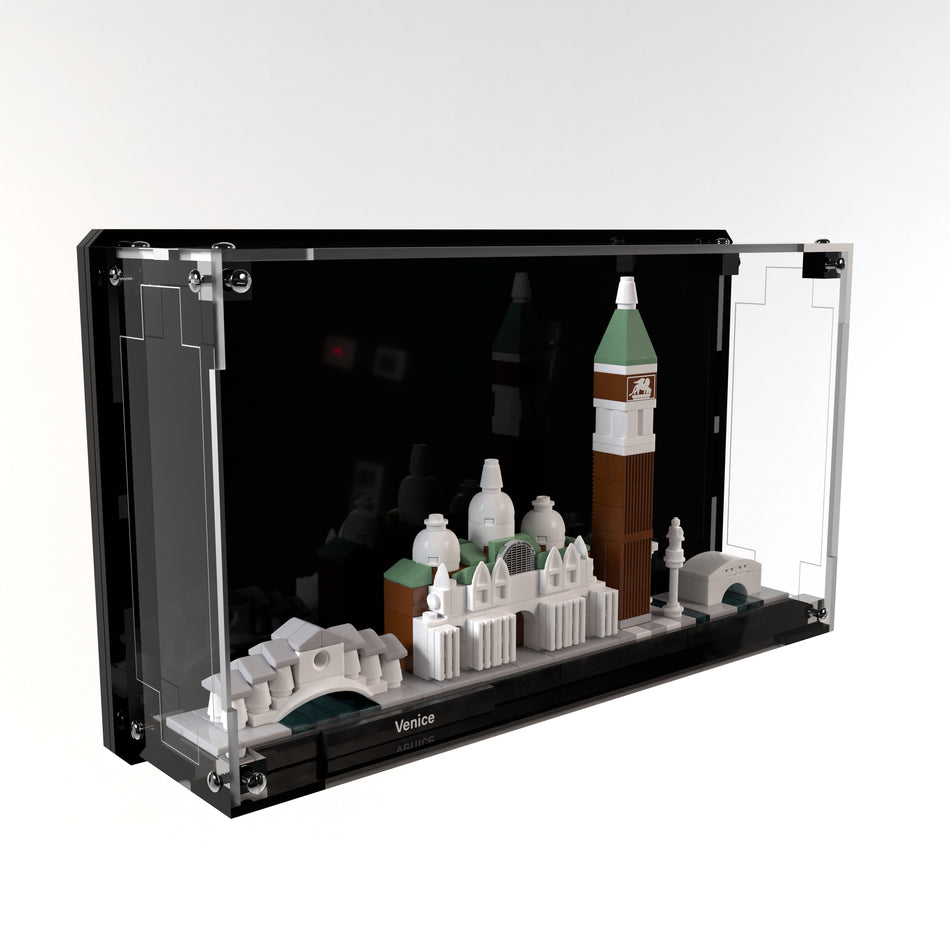Wall Mounted Display Case For LEGO® Architecture Venice 21026