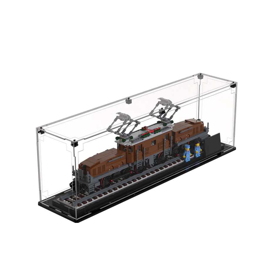 Display Case For LEGO® Creator Expert Crocodile Locomotive 10277