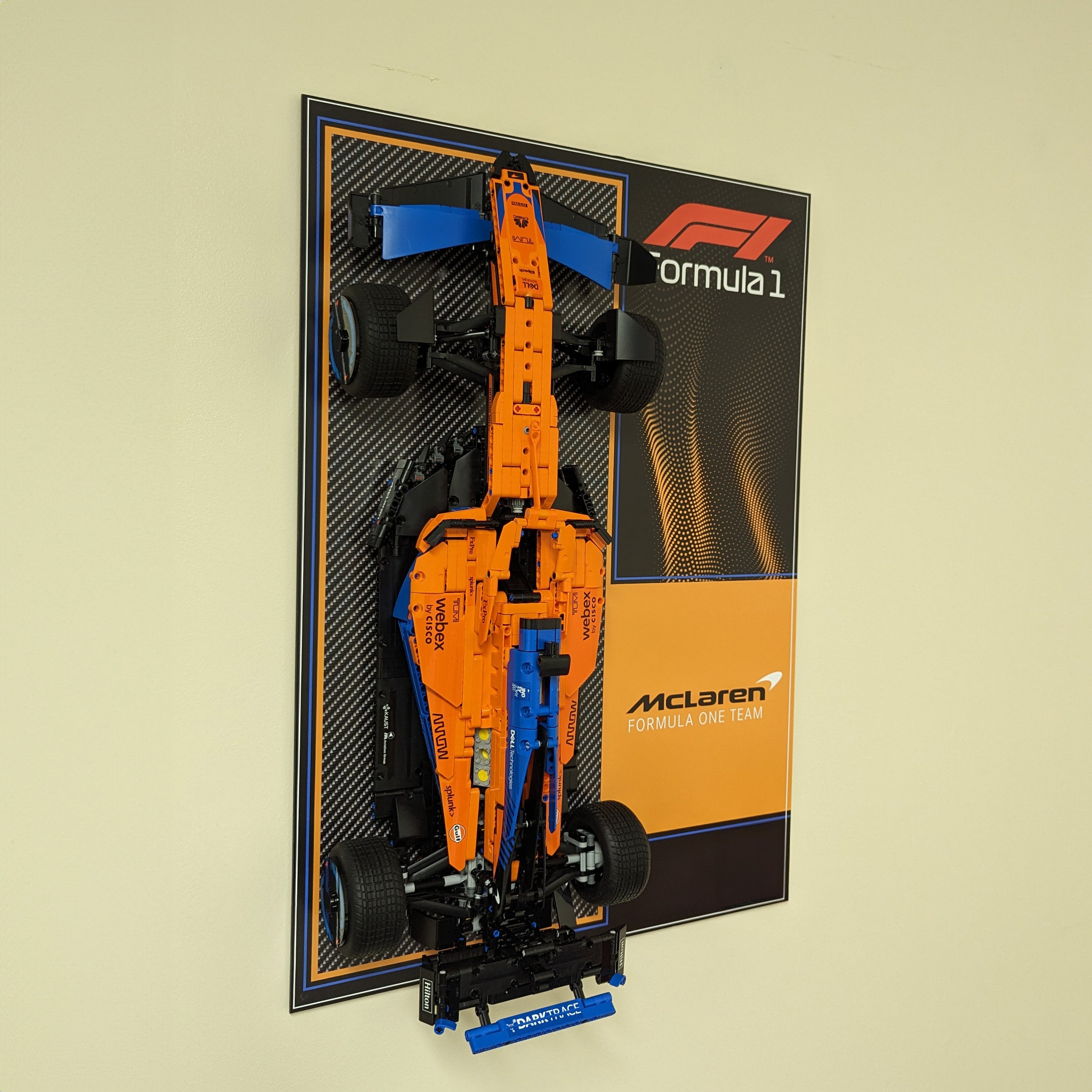 Wall Display Panel For LEGO® McLaren Formula 1™ Race Car 42141 - Brick In It