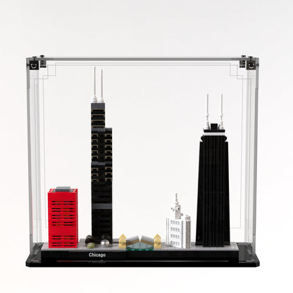 Display Case For LEGO® Architecture Chicago 21033