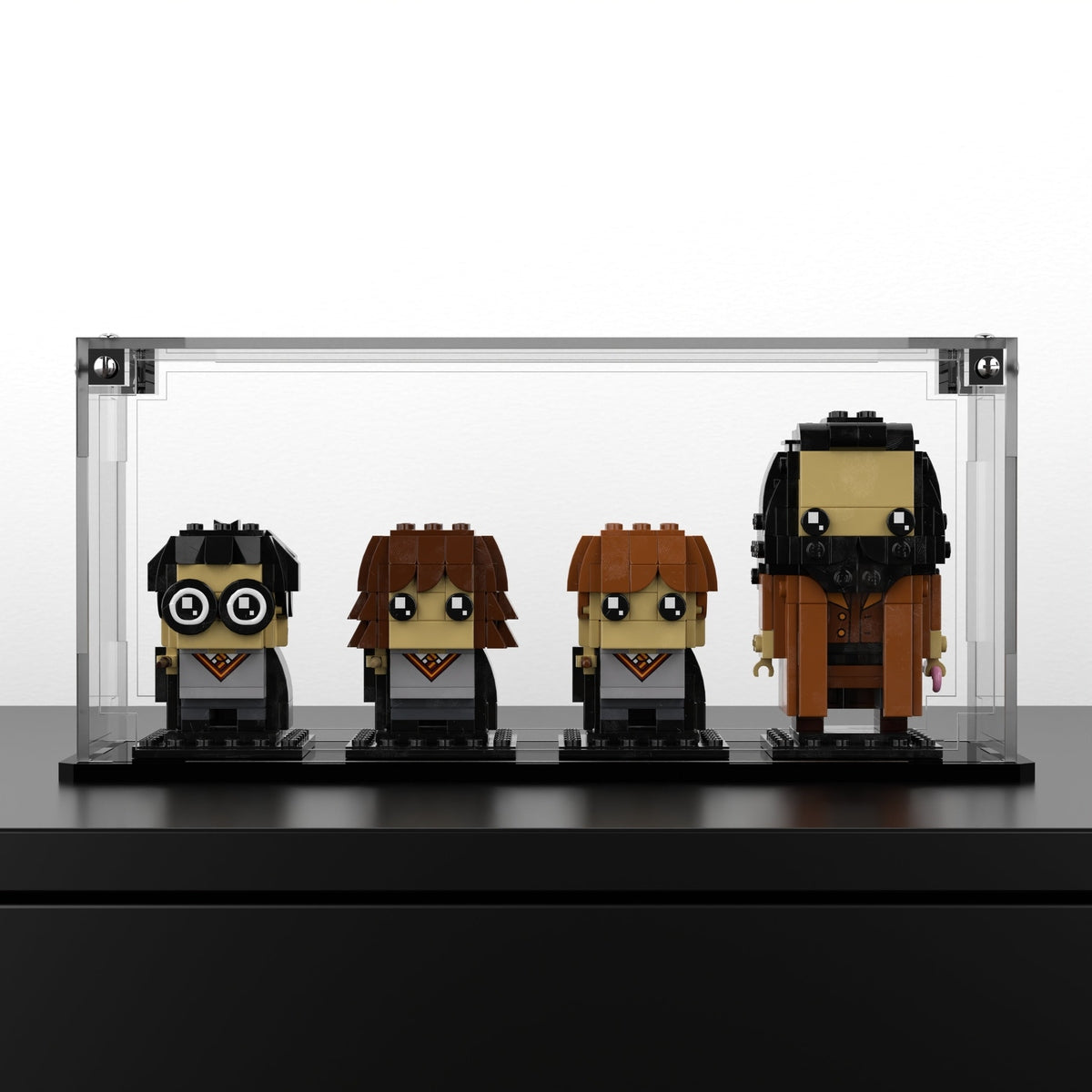 Display Case For LEGO® BrickHeadz Harry, Hermione, Ron & Hagrid™ 40495