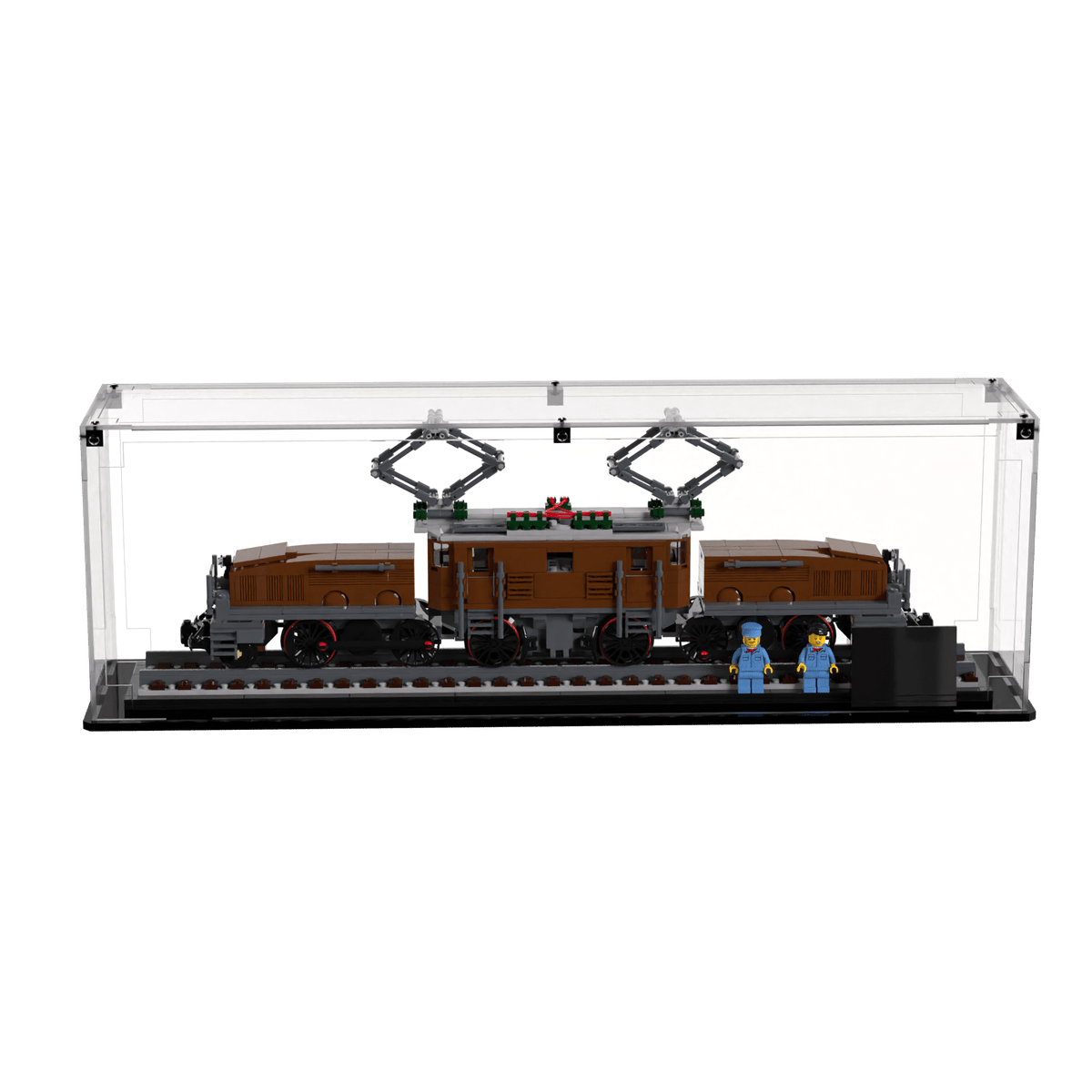 Display Case For LEGO® Creator Expert Crocodile Locomotive 10277