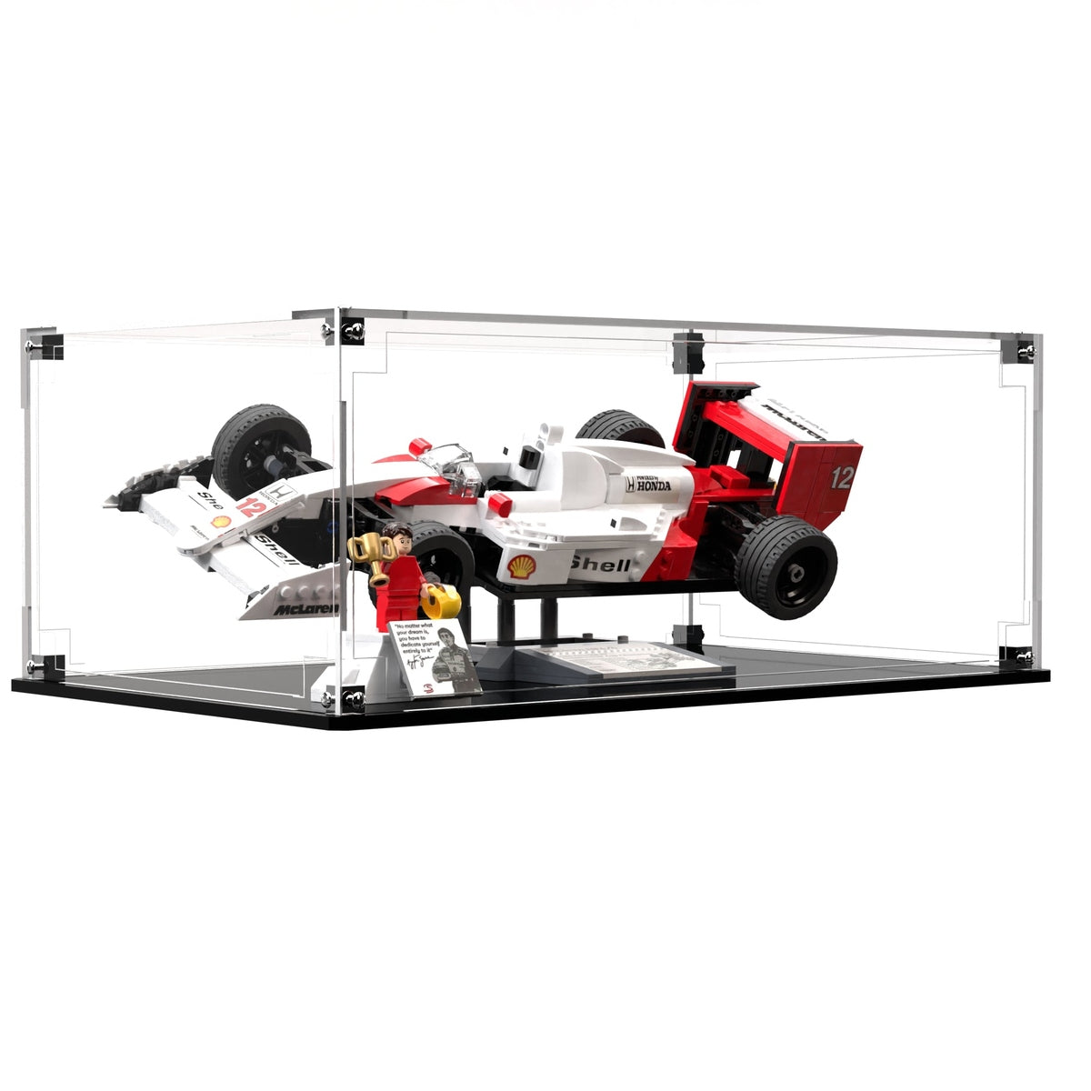 Display Case For LEGO® Icons McLaren MP4/4 & Ayrton Senna 10330