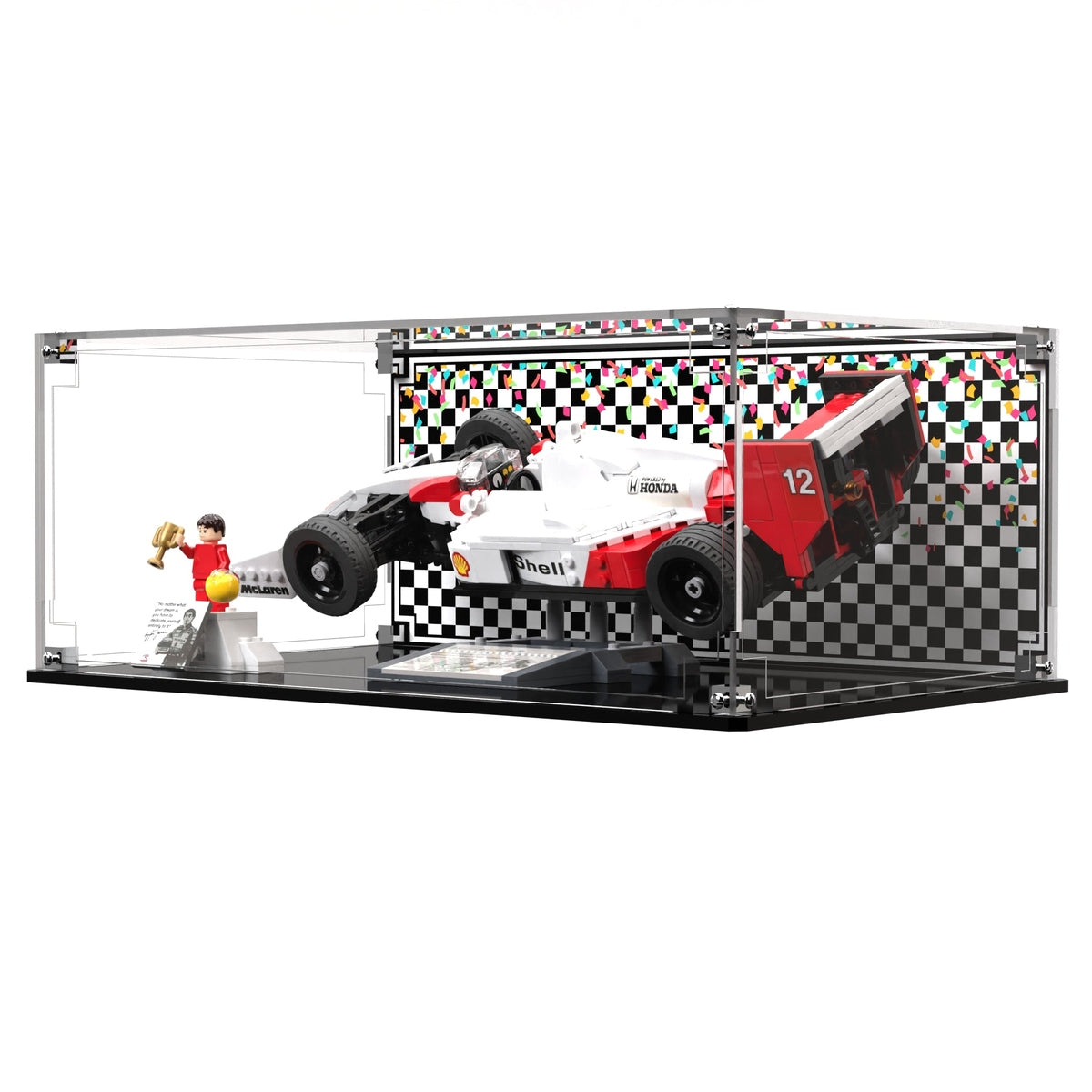 Display Case For LEGO® Icons McLaren MP4/4 & Ayrton Senna 10330