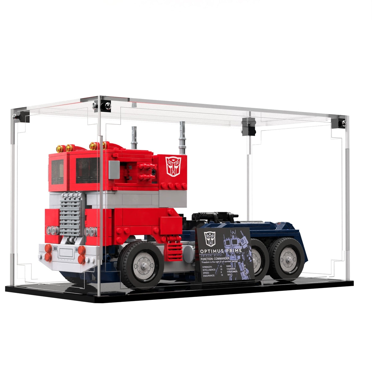 Display Case For LEGO® Icons Optimus Prime 10302