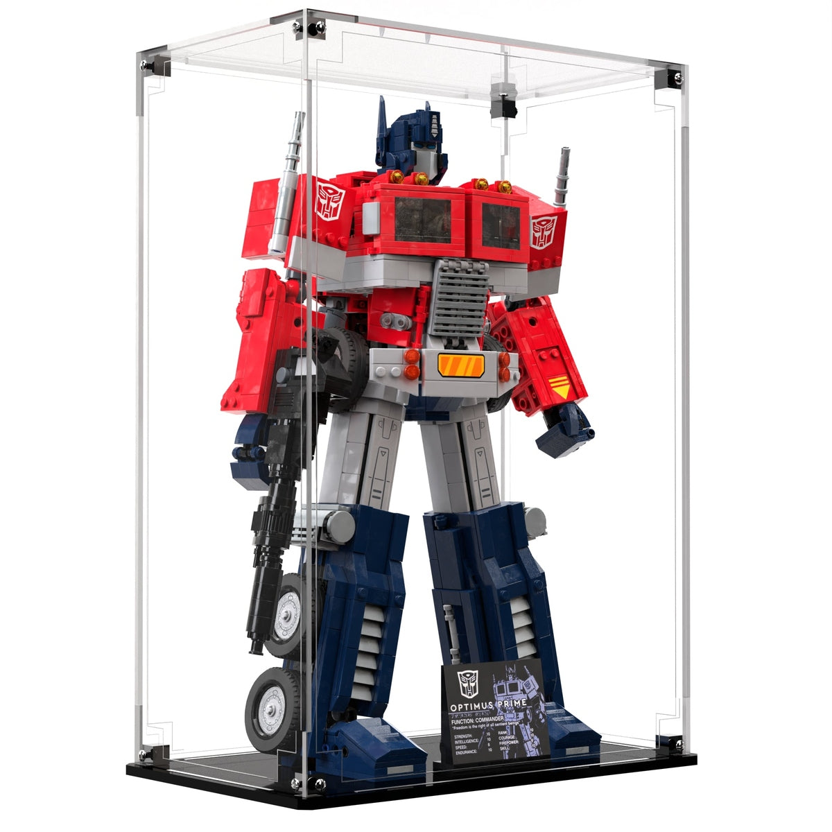 Display Case For LEGO® Icons Optimus Prime 10302