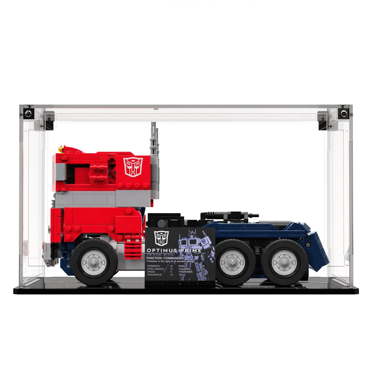 Display Case For LEGO® Icons Optimus Prime 10302