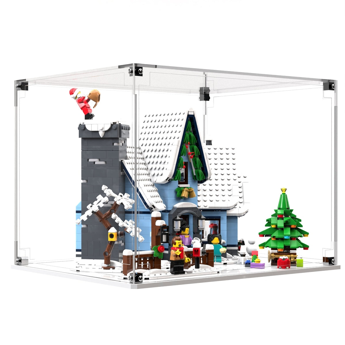 Display Case For LEGO® Icons Santa’s Visit 10293