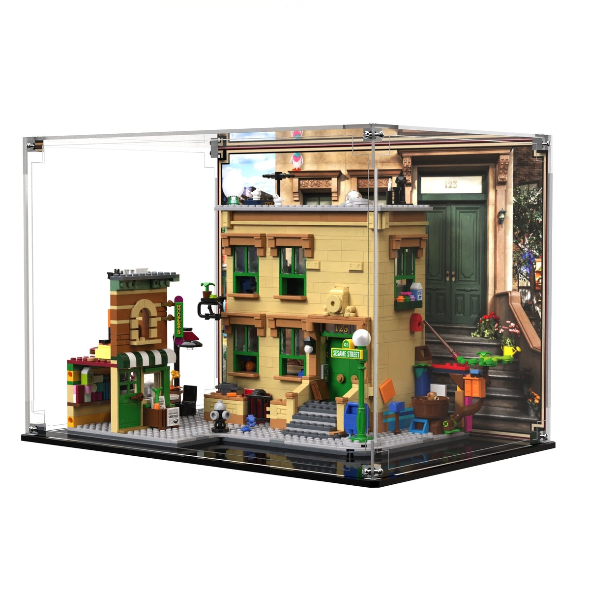 Display Case For LEGO Ideas 123 Sesame Street 21324