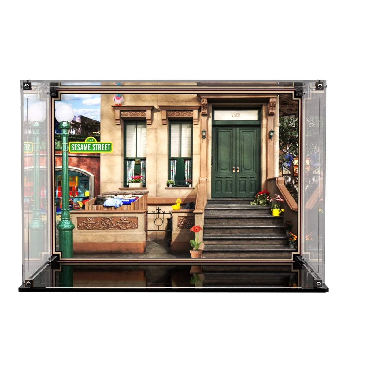 Display Case For LEGO Ideas 123 Sesame Street 21324