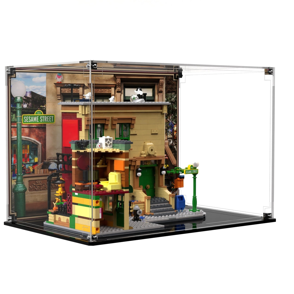 Display Case For LEGO Ideas 123 Sesame Street 21324