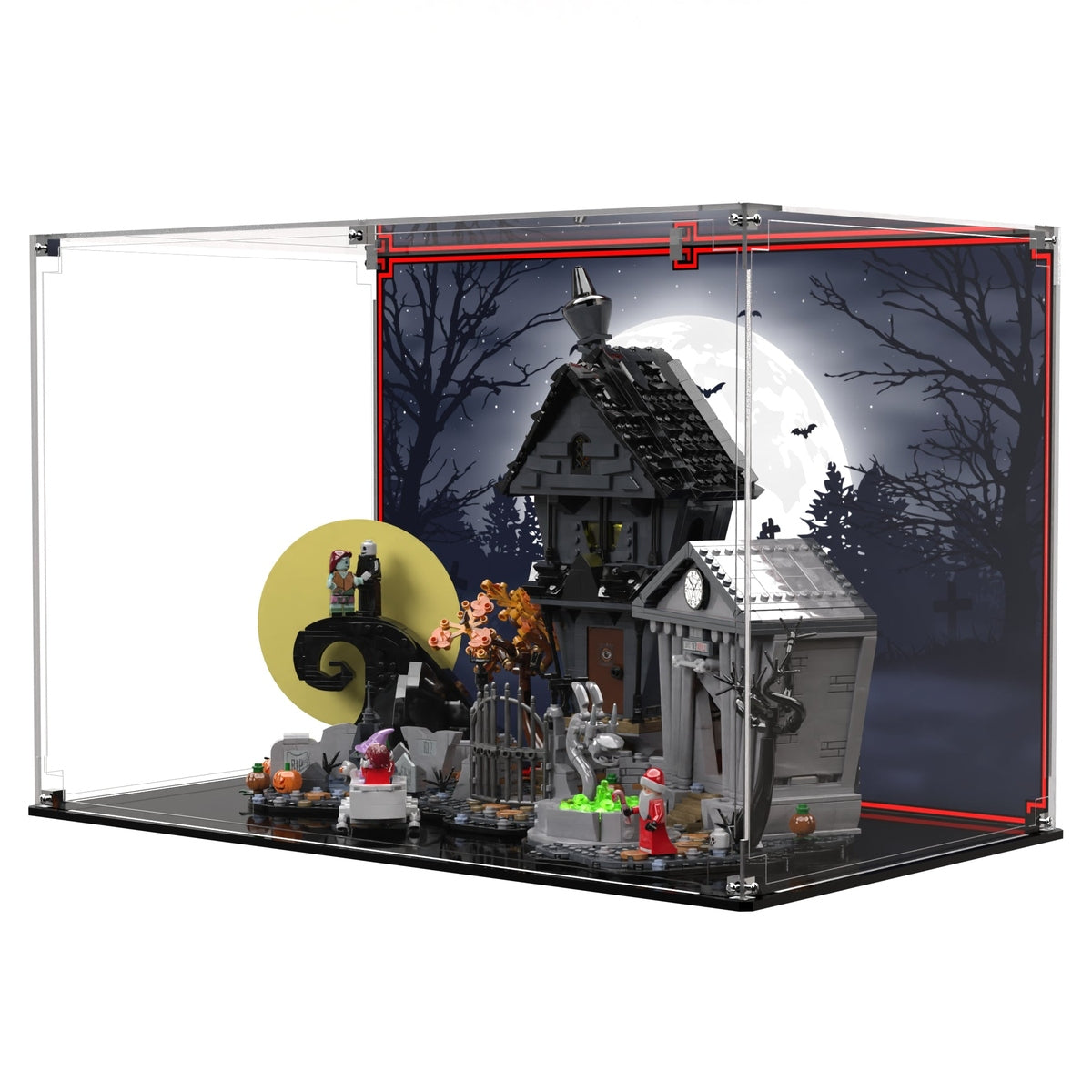 Display Case For LEGO® Ideas Disney Tim Burton's The Nightmare Before Christmas 21351