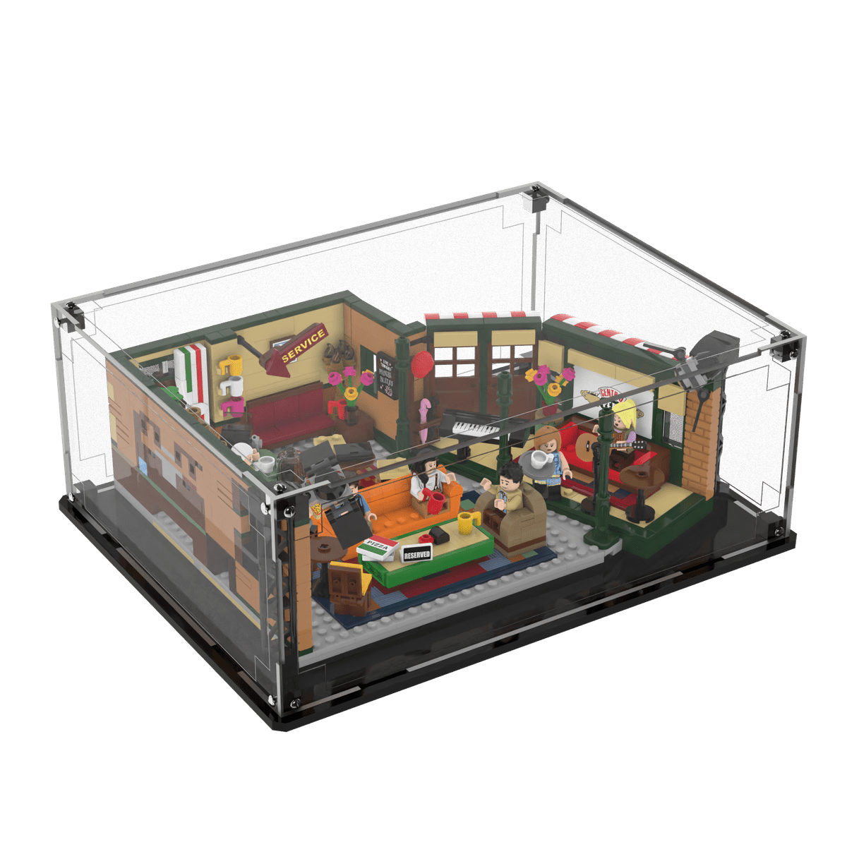 Display Case For LEGO® Ideas Friends Central Perk 21319