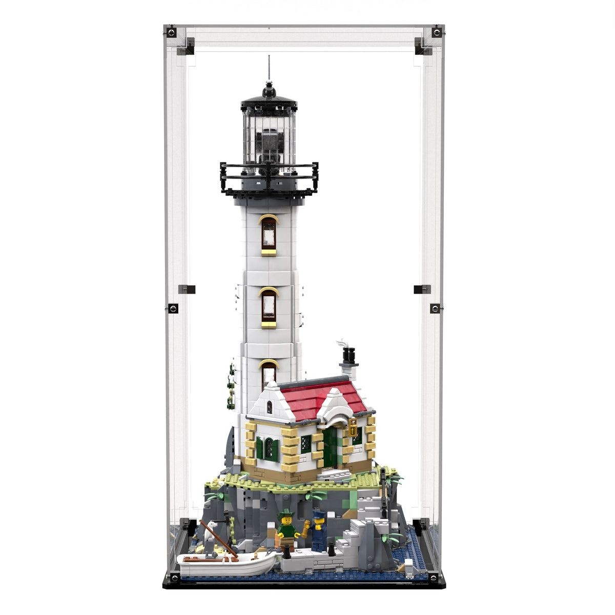 Display Case For LEGO® Ideas Motorised Lighthouse 21335