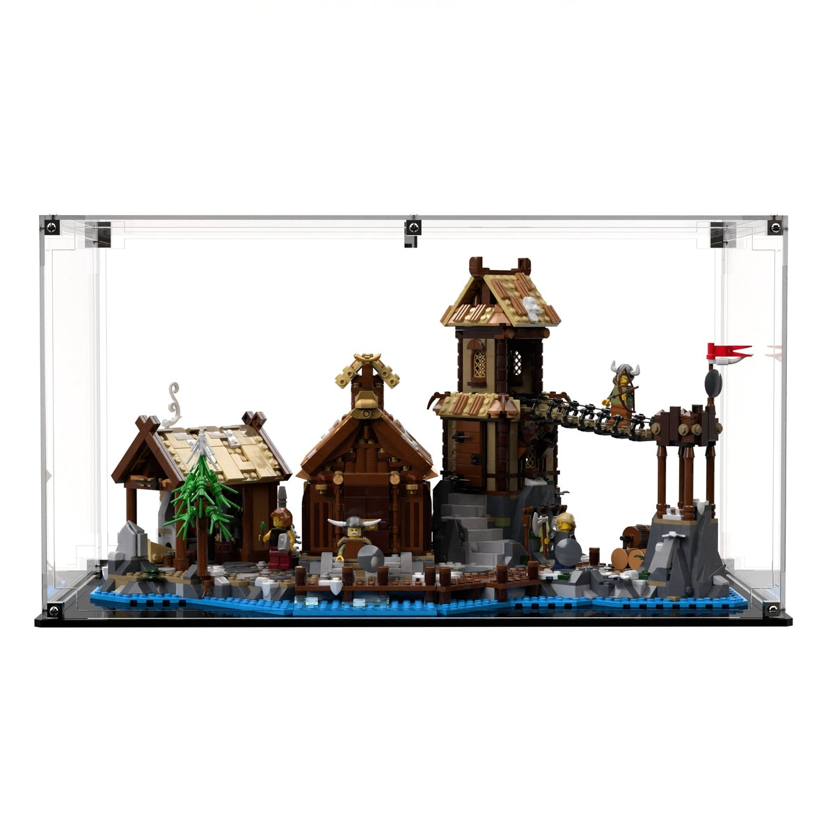 Display Case For LEGO® Ideas Viking Village 21343