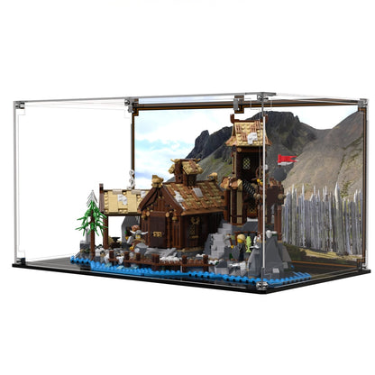 Display Case For LEGO® Ideas Viking Village 21343