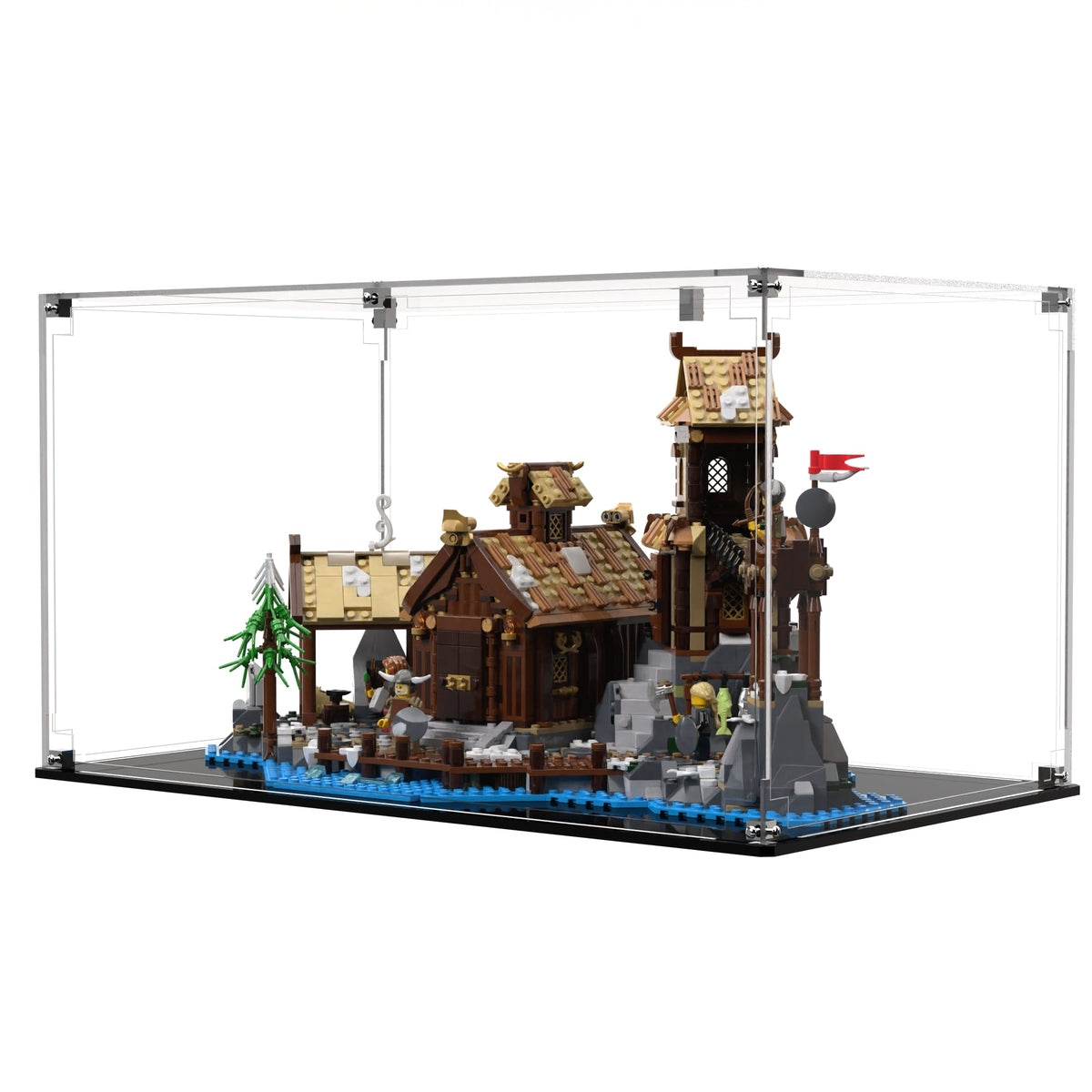 Display Case For LEGO® Ideas Viking Village 21343