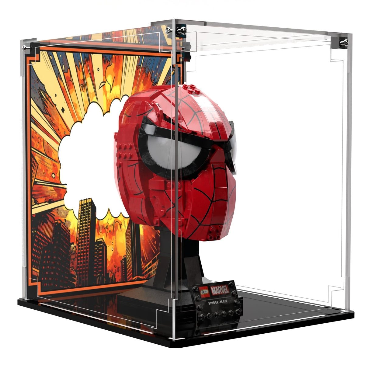 Display Case For LEGO® Marvel Spider-Man's Mask 76285