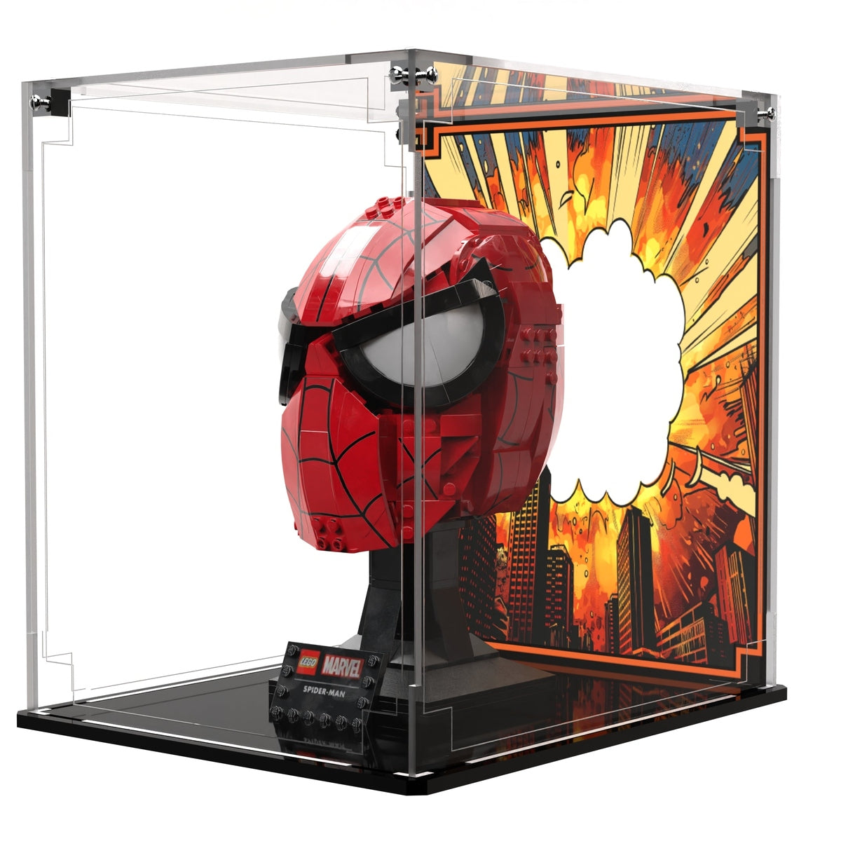 Display Case For LEGO® Marvel Spider-Man's Mask 76285