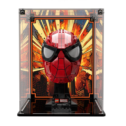 Display Case For LEGO® Marvel Spider-Man's Mask 76285