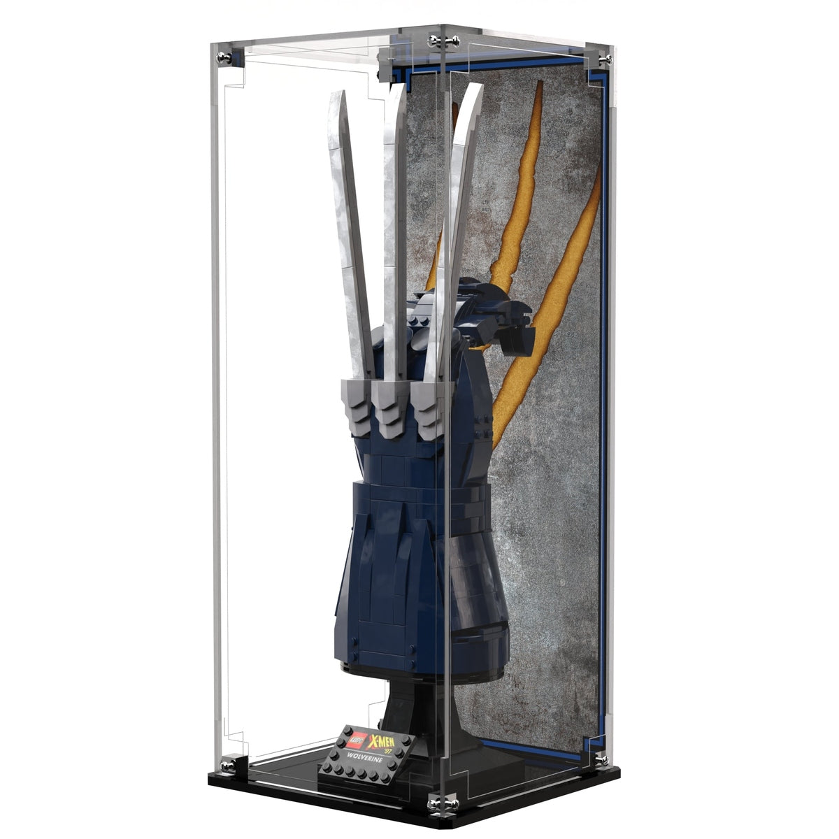 Display Case For LEGO® Marvel Wolverine's Adamantium Claws 76250