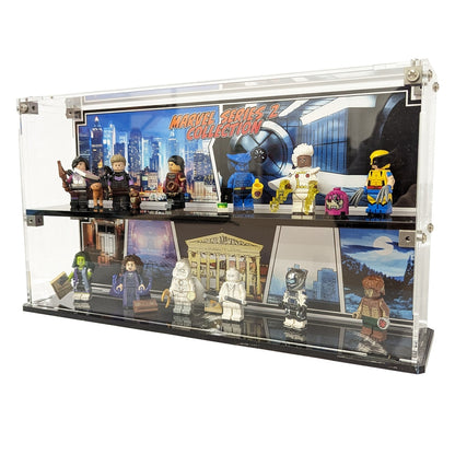 Display Case For LEGO® Minifigures Marvel Series 2 71039