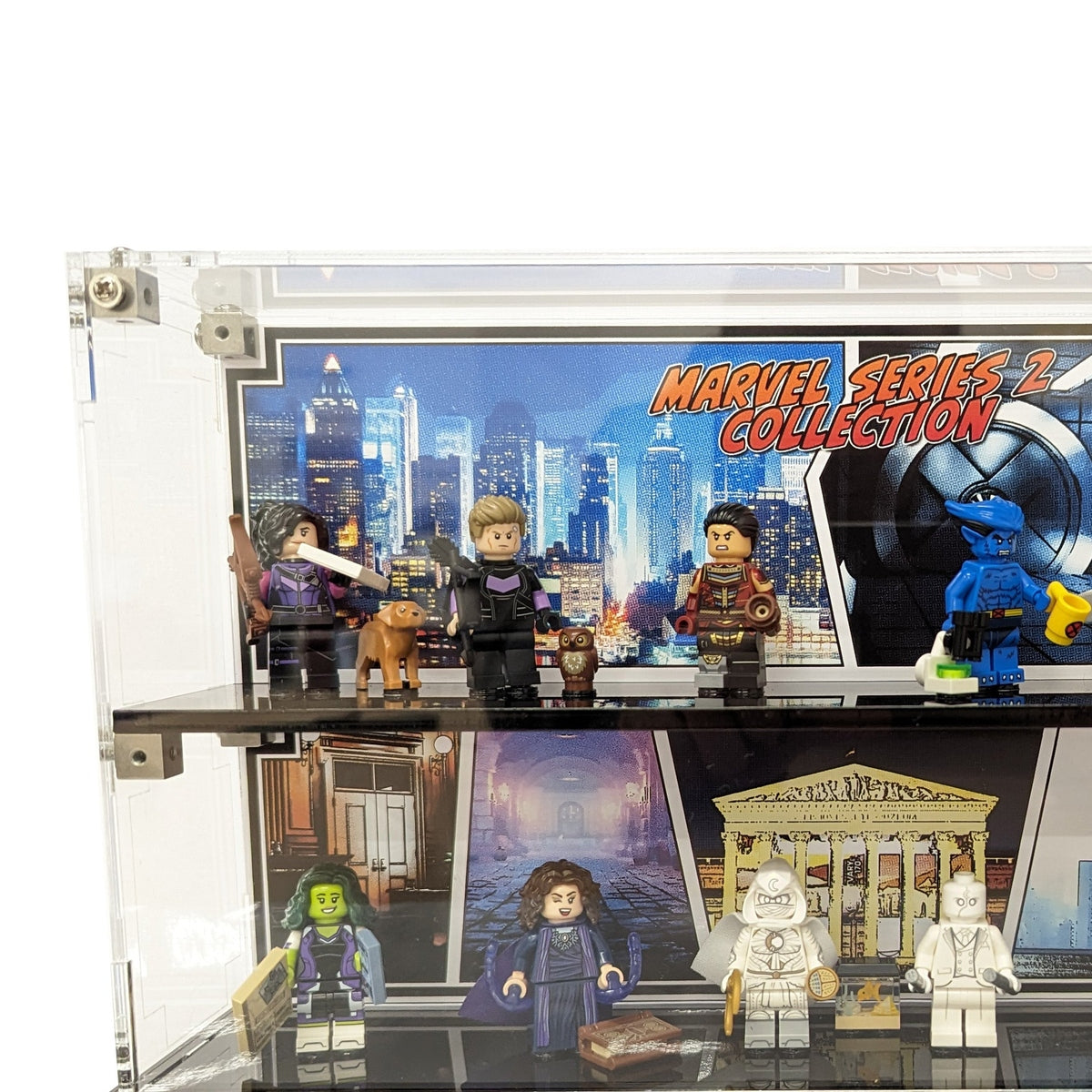 Display Case For LEGO® Minifigures Marvel Series 2 71039